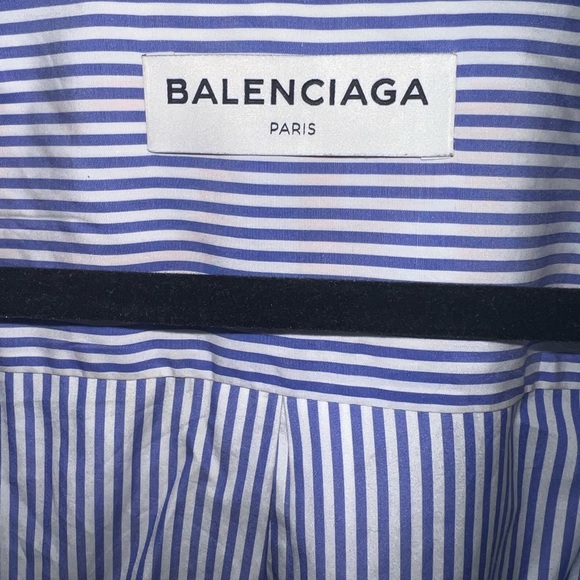Authentic Striped balenciaga button shirt - Picture 3 of 5